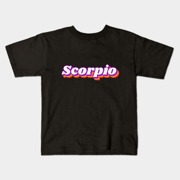 Scorpio Kids T-Shirt by Mooxy